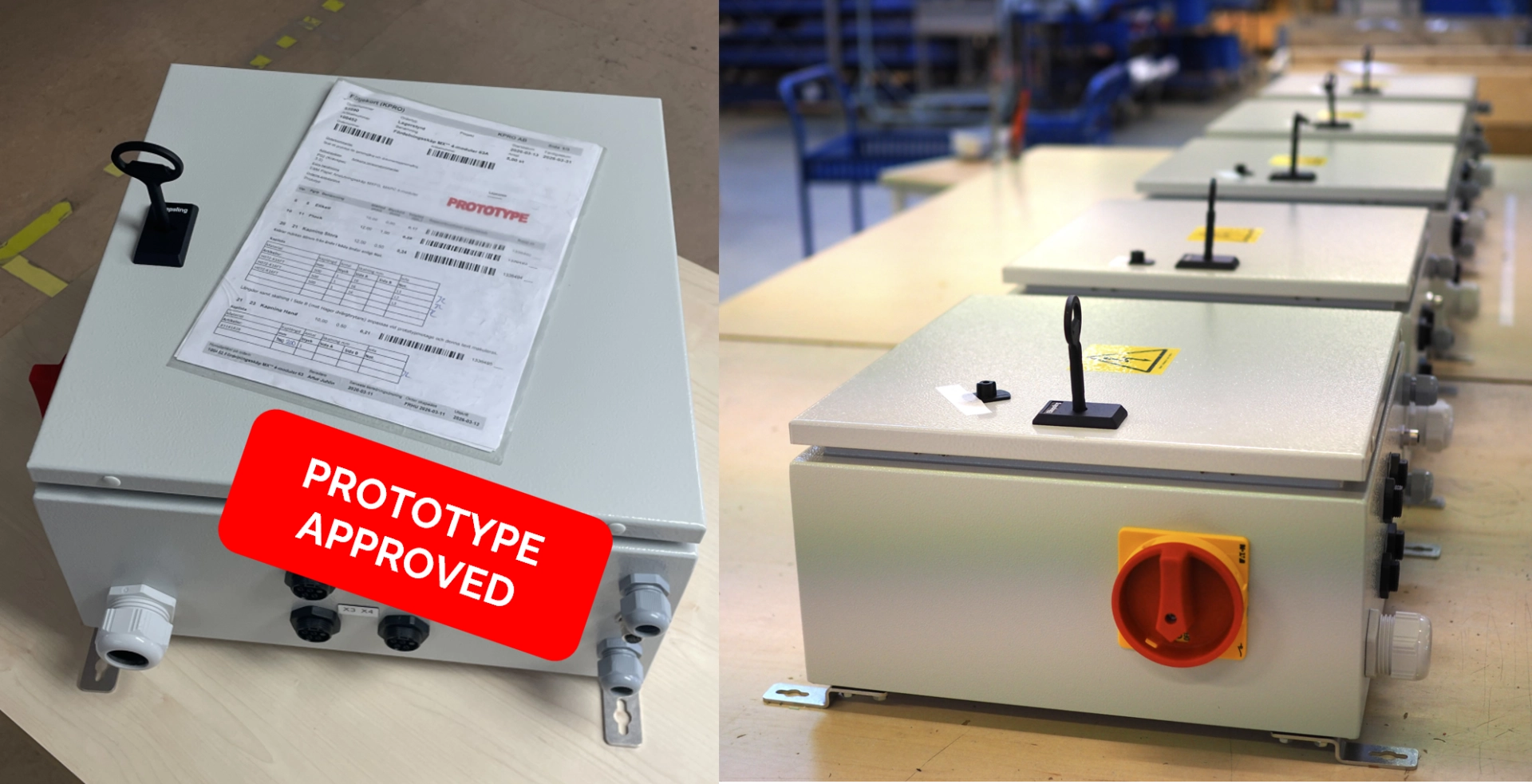 Prototyp godkand hemsida